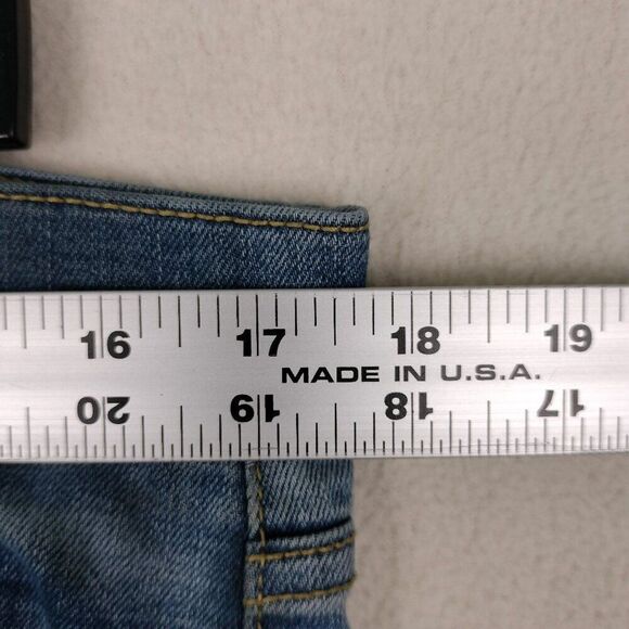 Devil Dog Jeans Mens Size 32x32 Blue Taper Sanforized Stretch Light Wash DD1001 - Picture 14 of 16